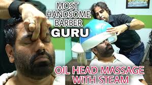 Head Massage With Steam